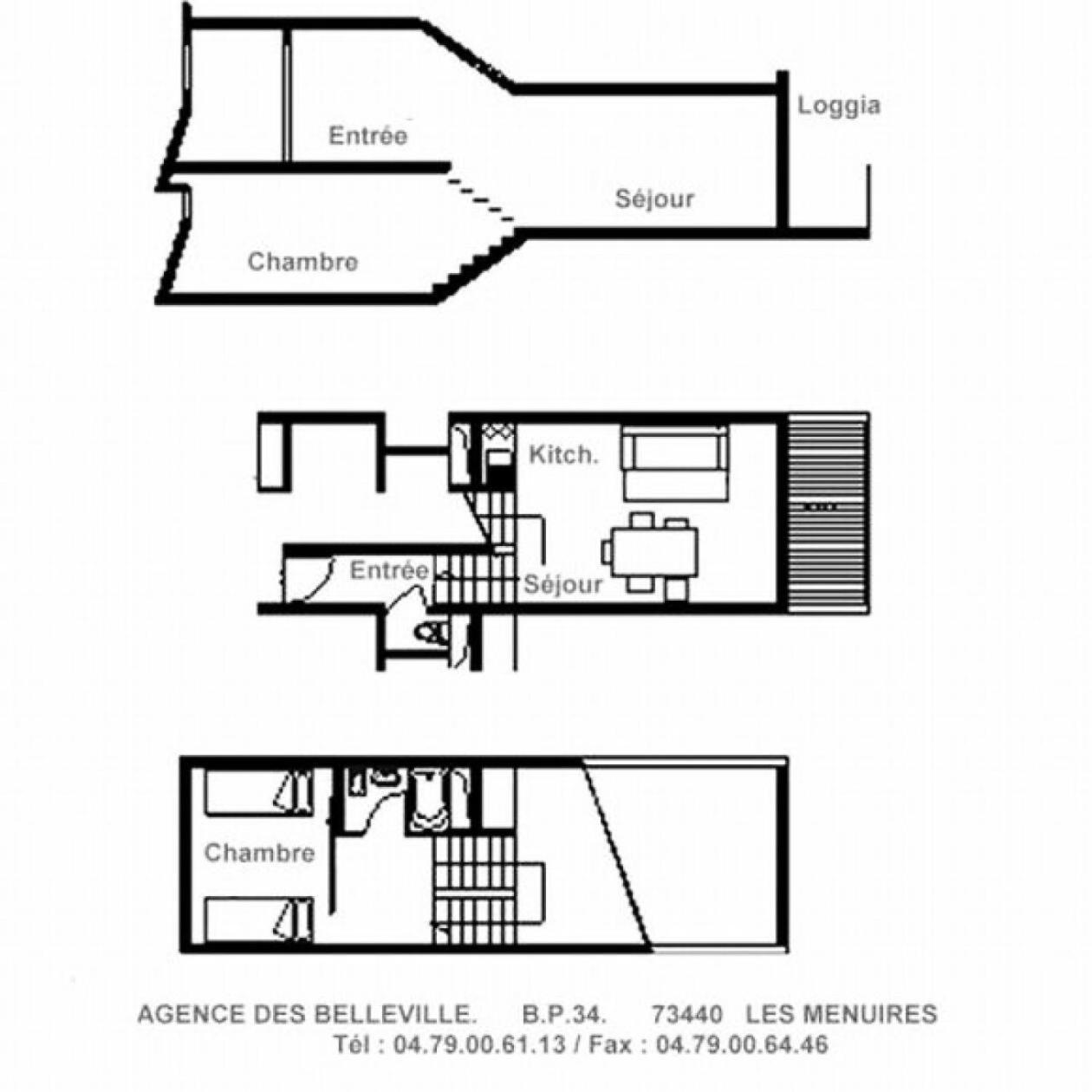 Residence Evons - Appartement Duplex Confortable - Au Pied Des Pistes - Balcon Mae-3474 Сен-Мартен-де-Бельвіль Екстер'єр фото